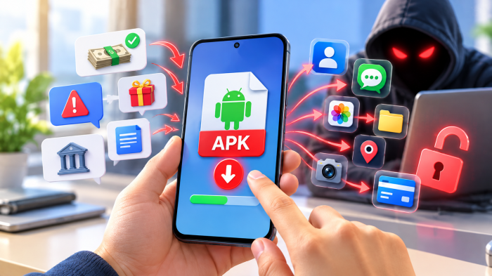 Zararli .APK fayllar: birgina o‘rnatish qanday xavf tug‘diradi?