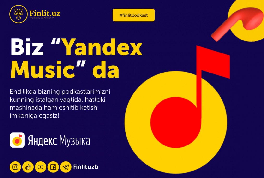 Biz “Yandex Music” da | #finlitpodkast
